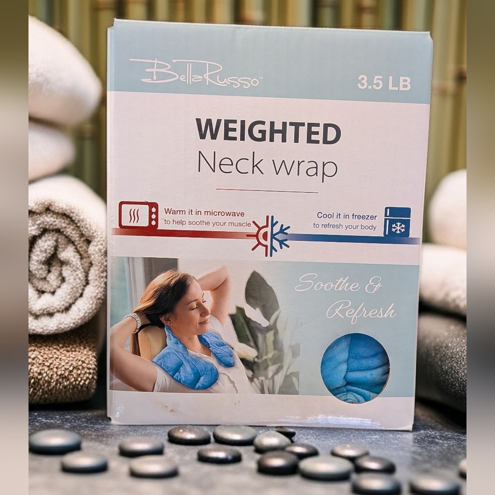 Bella Russo Weighted Neck Wrap Brand New Never Used !